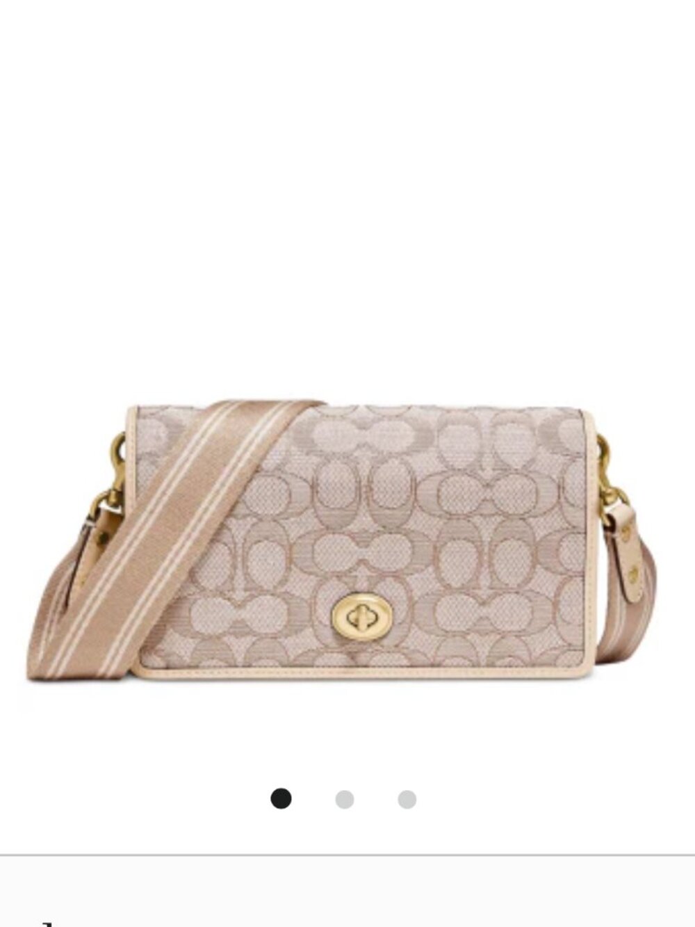 Coach Hayden Foldover Crossbody Clutch In Signature Jacquard Bag